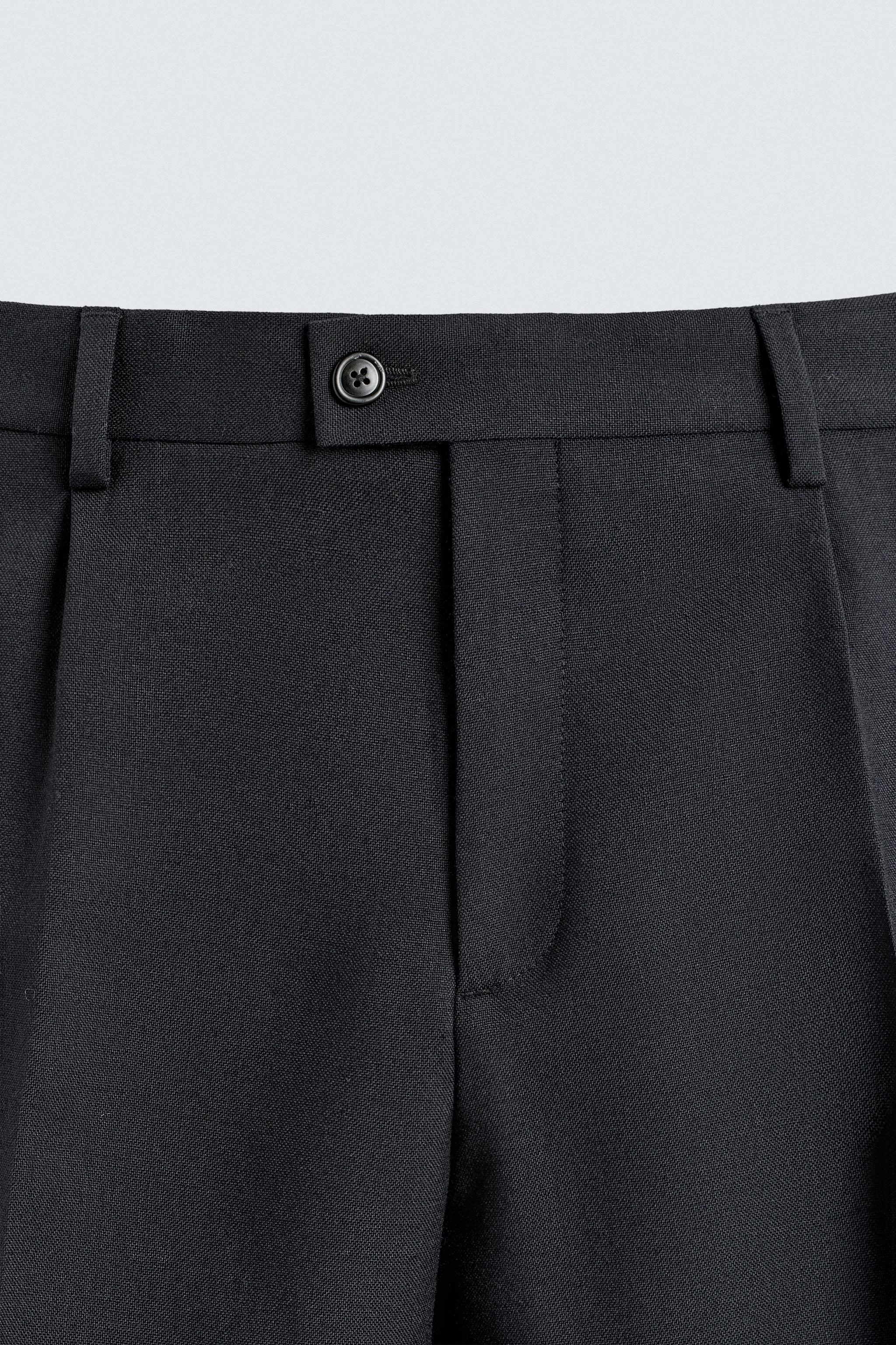 PANTALON DE COSTUME 100% LAINE